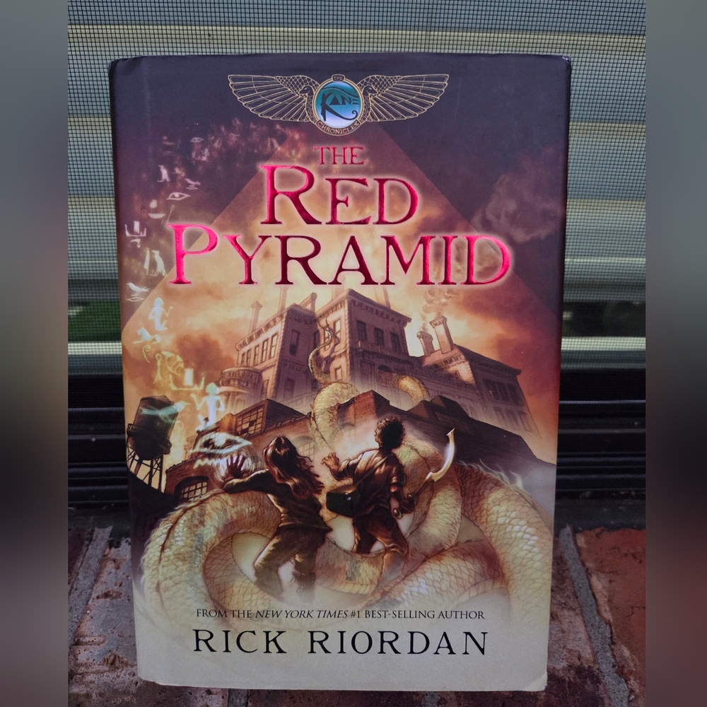 The Red Pyramid by Rick Riordan Hardcover Book Kane Chronicles Series Bk 1